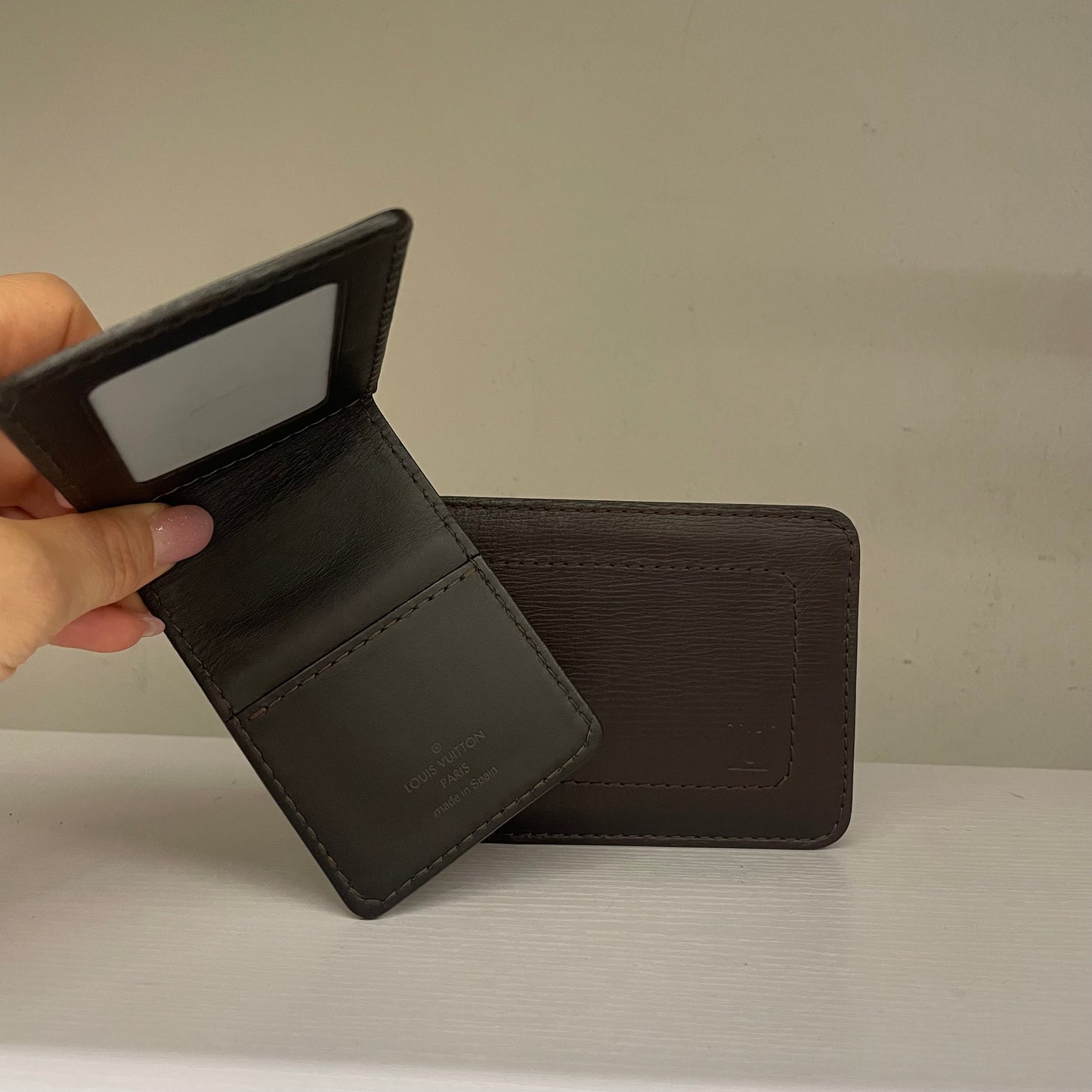 Portafoglio uomo LOUIS VUITTON in pelle marrone