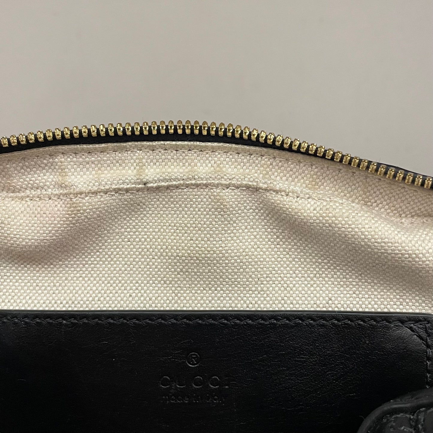 Bauletto GUCCI GG matelassé nero