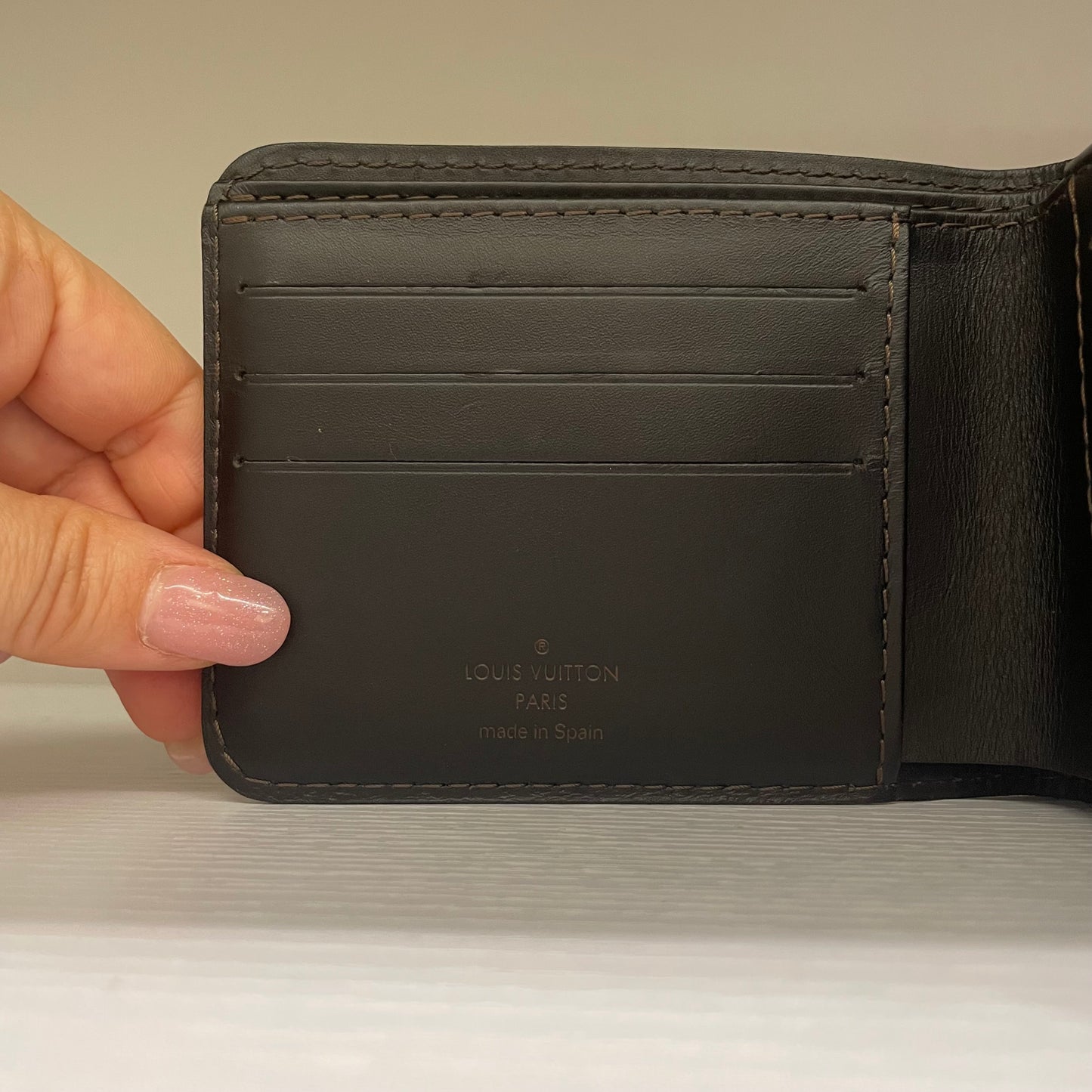 Portafoglio uomo LOUIS VUITTON in pelle marrone
