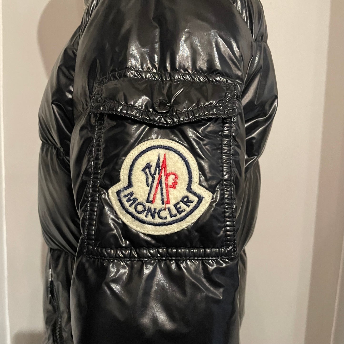 MONCLER nero lucido