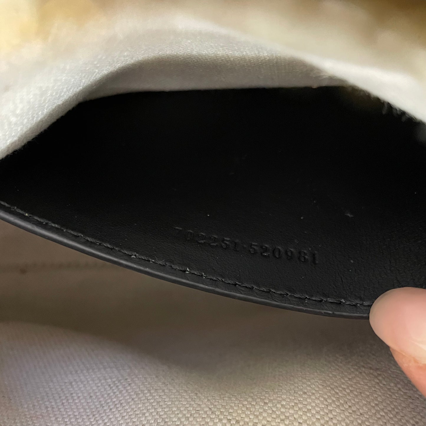 Bauletto GUCCI GG matelassé nero