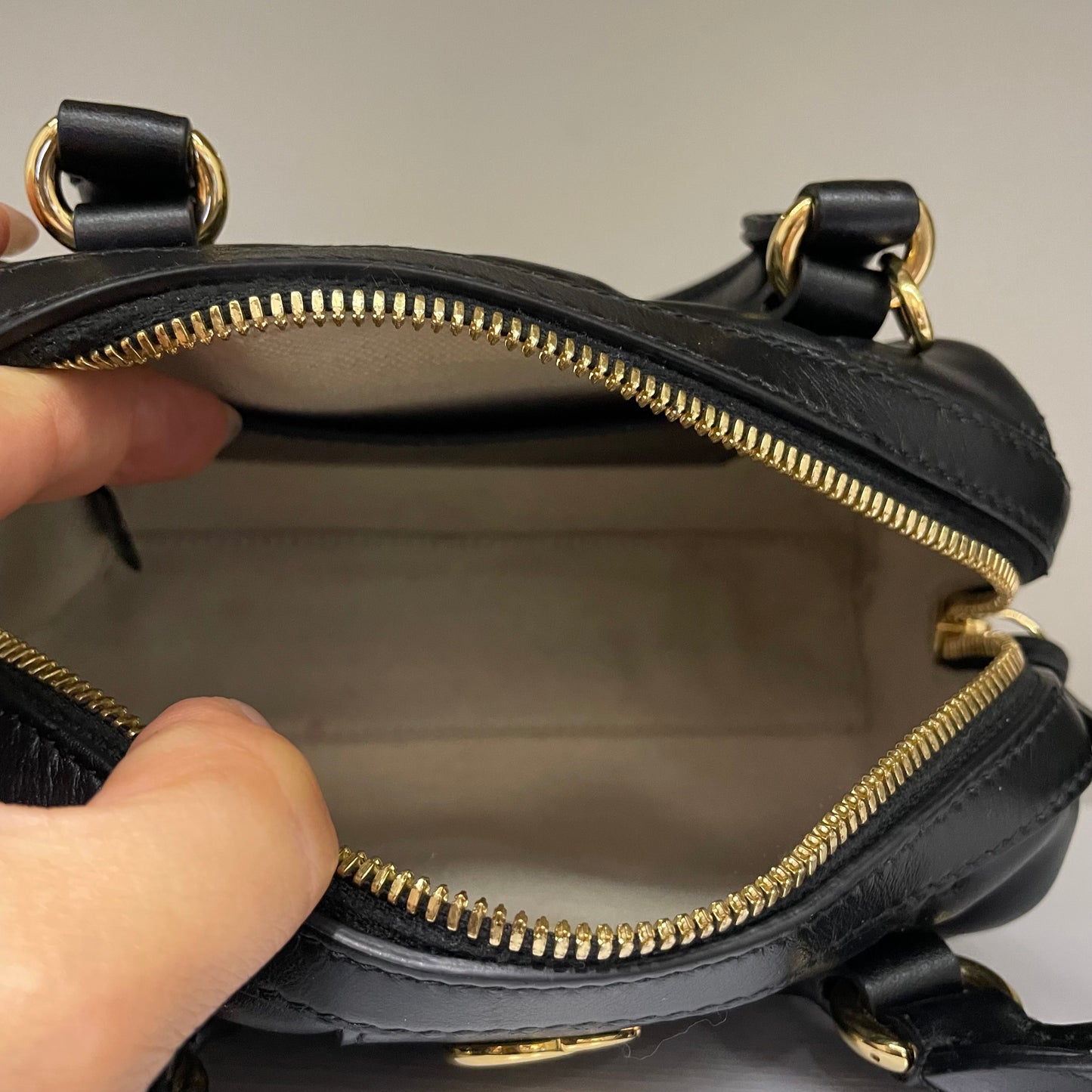 Bauletto GUCCI GG matelassé nero