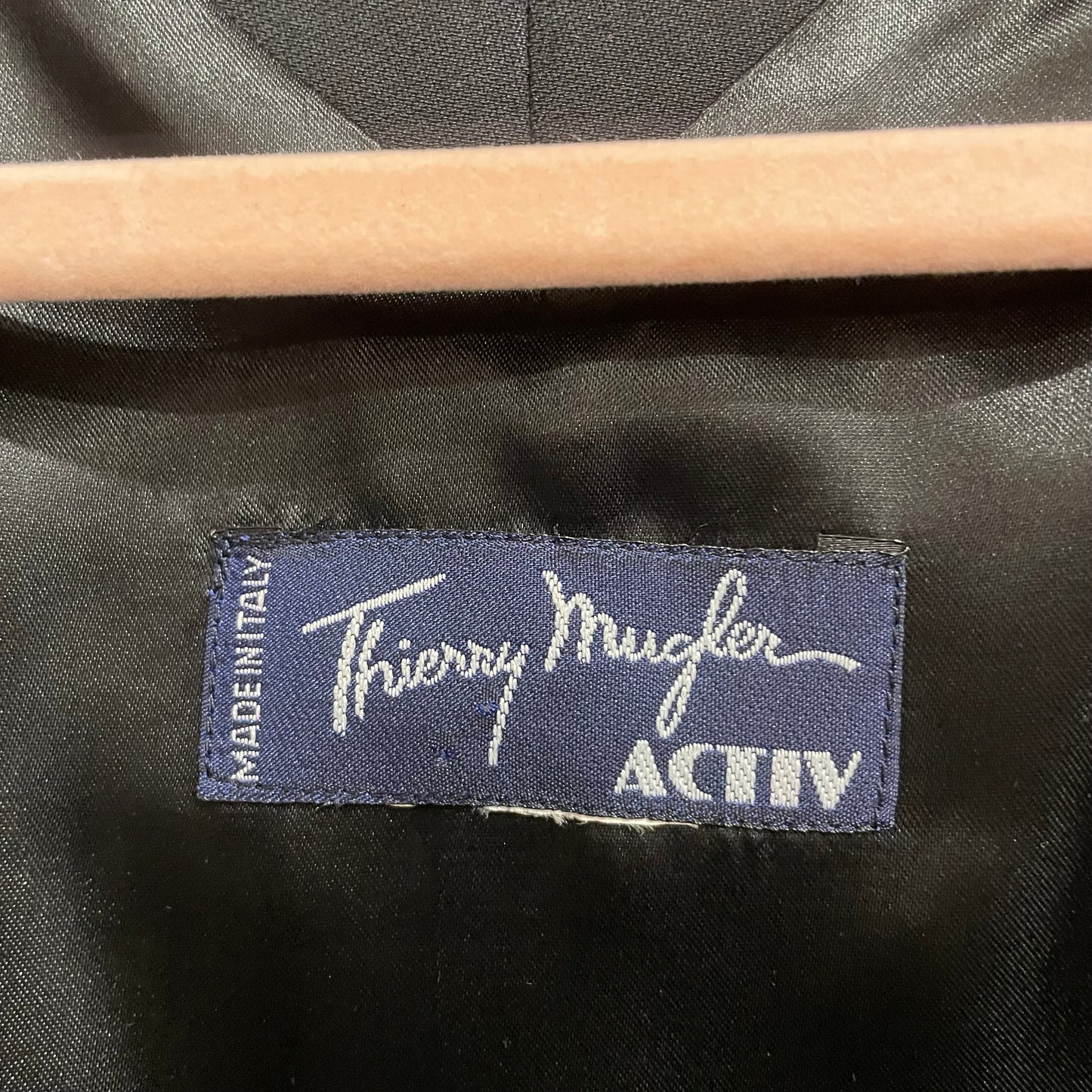 Giacca vintage Thierry Mugler Active anni 80 nera