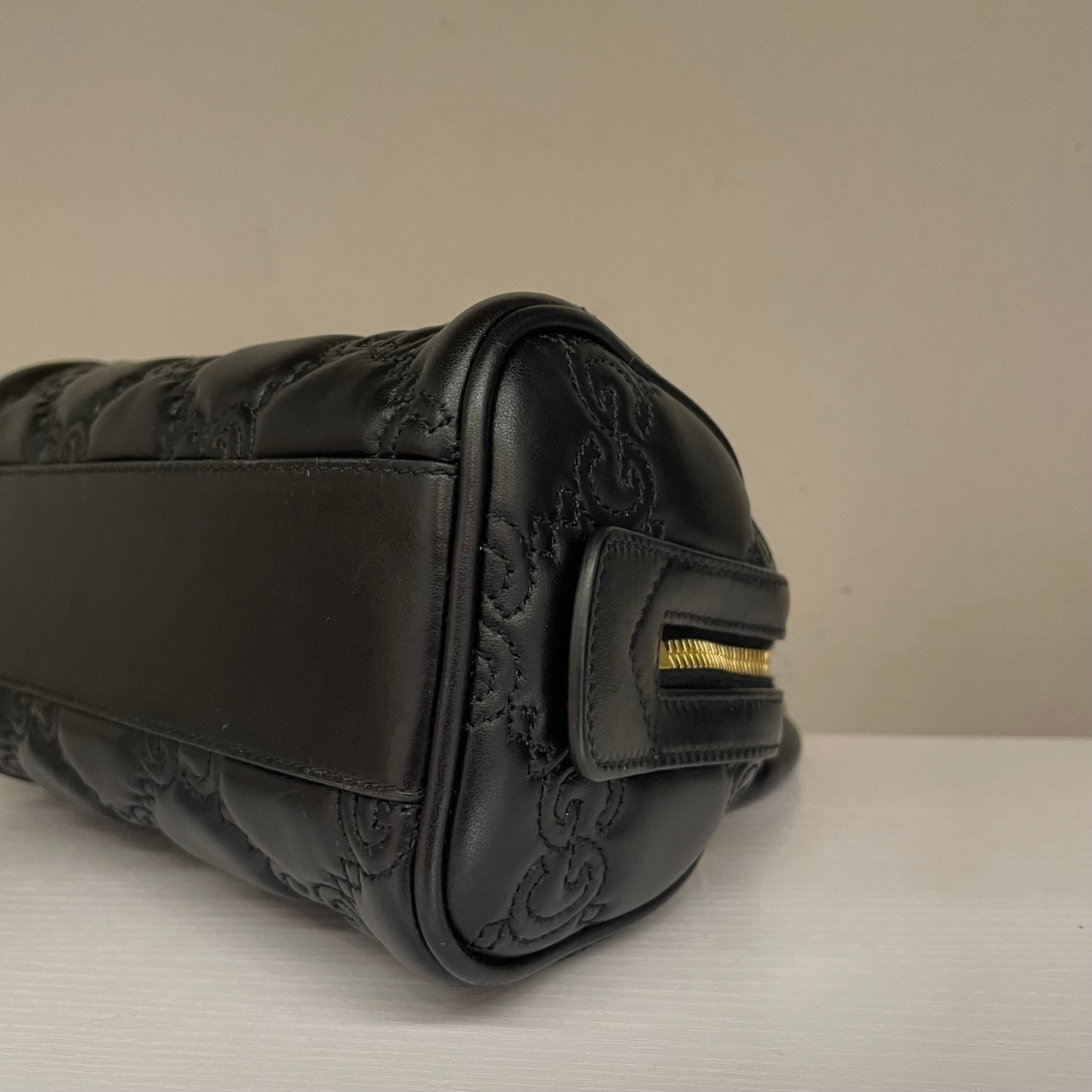 Bauletto GUCCI GG matelassé nero