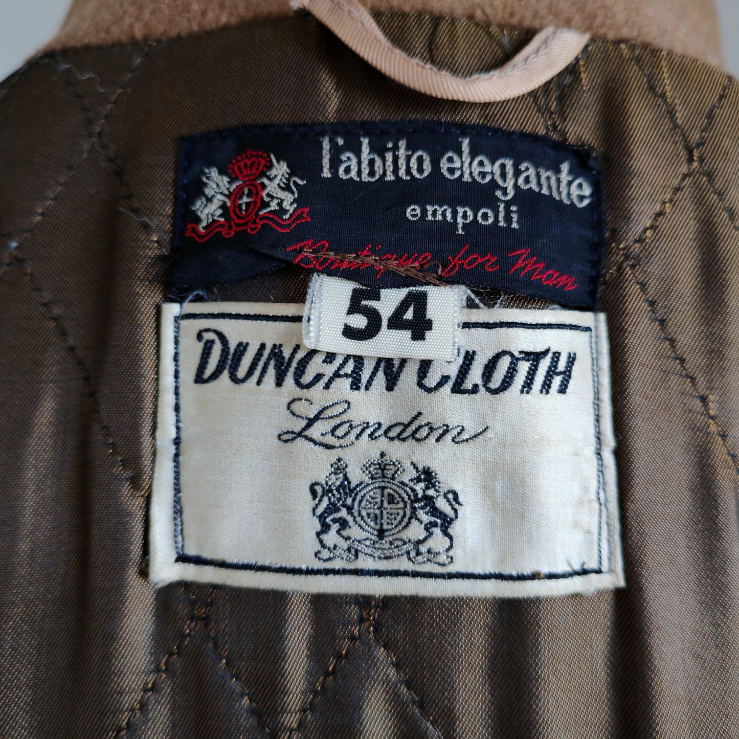 Montgomery vintage uomo Duncan Cloth London