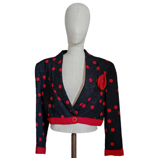 Blazer cropped Fontana couture