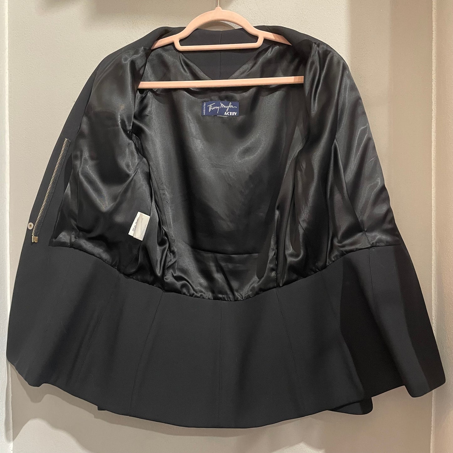 Giacca vintage Thierry Mugler Active anni 80 nera