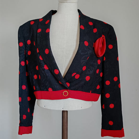Blazer cropped Fontana couture