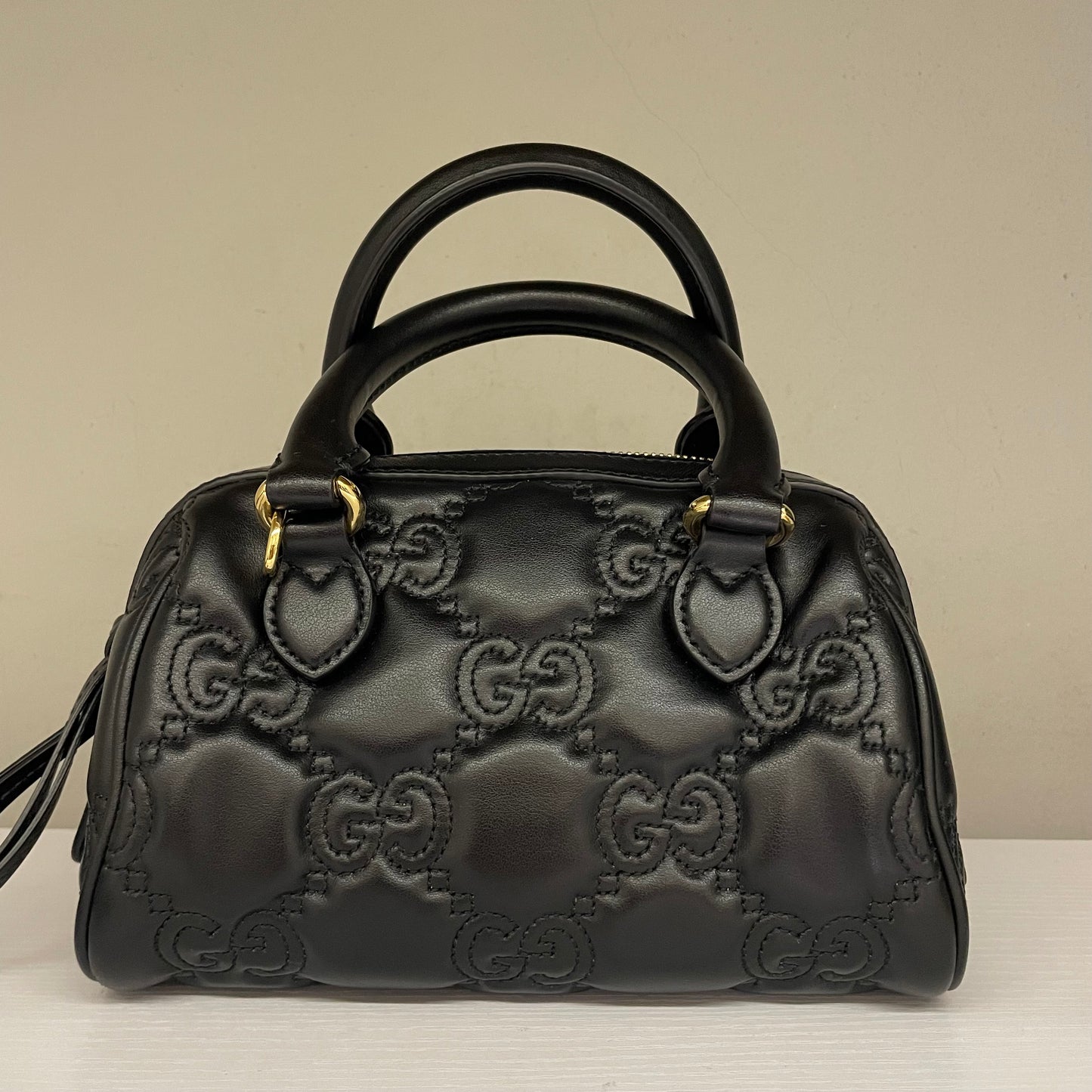 Bauletto GUCCI GG matelassé nero