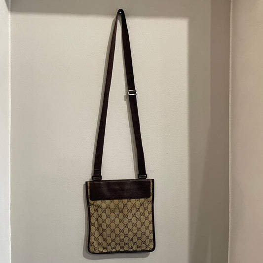 Tracolla Vintage Gucci marrone e nera