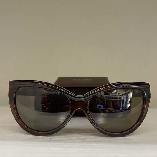 Occhiali da sole TOM FORD in acetato testa di moro con custodia originale